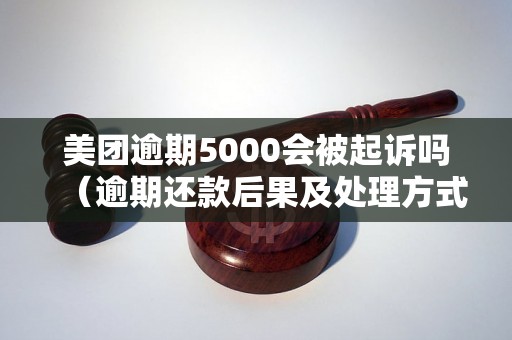 美团逾期5000会被起诉吗（逾期还款后果及处理方式）