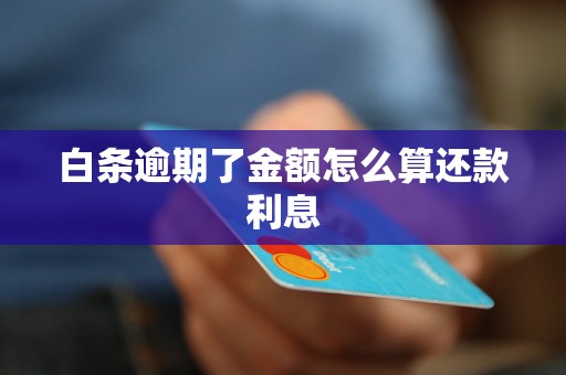 白条逾期了金额怎么算还款利息