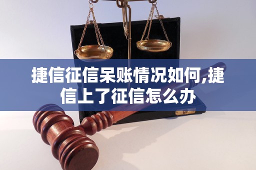 捷信征信呆账情况如何,捷信上了征信怎么办