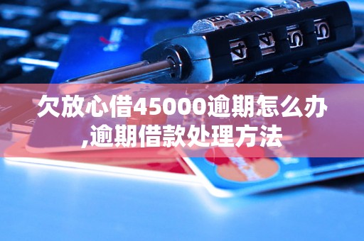 欠放心借45000逾期怎么办,逾期借款处理方法