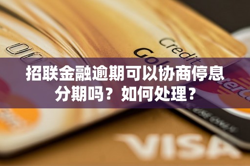 招联金融逾期可以协商停息分期吗？如何处理？