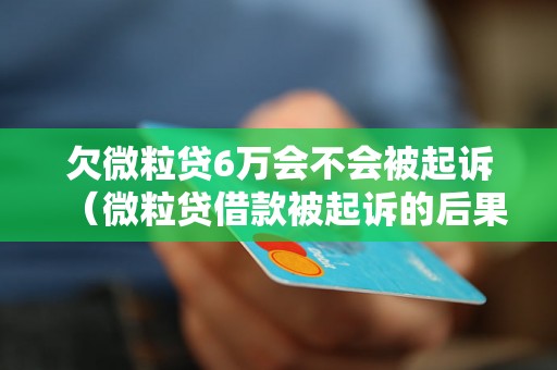 欠微粒贷6万会不会被起诉（微粒贷借款被起诉的后果及解决方法）