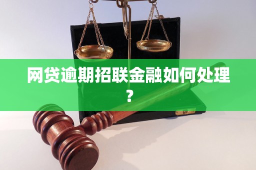 网贷逾期招联金融如何处理？