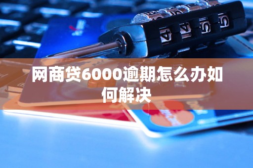 网商贷6000逾期怎么办如何解决