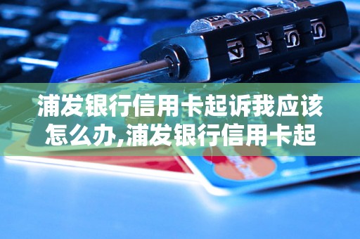 浦发银行信用卡起诉我应该怎么办,浦发银行信用卡起诉我应该如何辩护