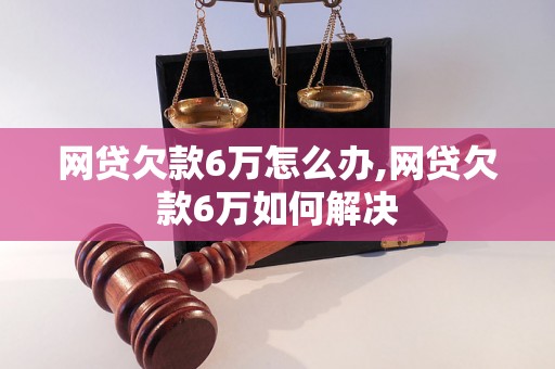 网贷欠款6万怎么办,网贷欠款6万如何解决