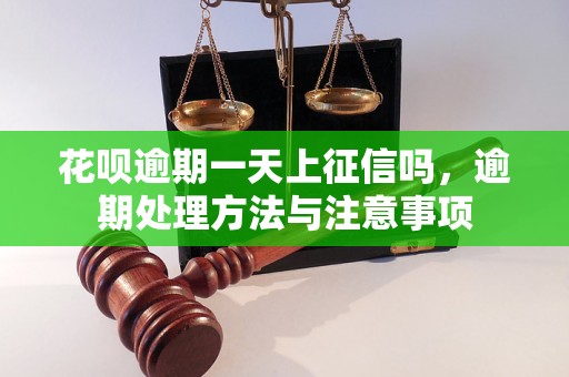 花呗逾期一天上征信吗，逾期处理方法与注意事项