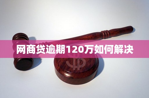 网商贷逾期120万如何解决