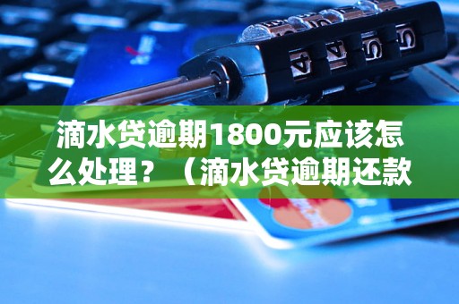 滴水贷逾期1800元应该怎么处理？（滴水贷逾期还款解决办法）