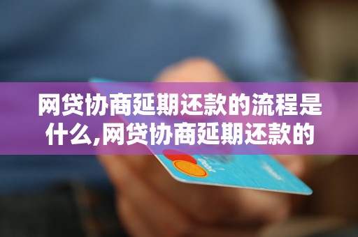 网贷协商延期还款的流程是什么,网贷协商延期还款的具体步骤