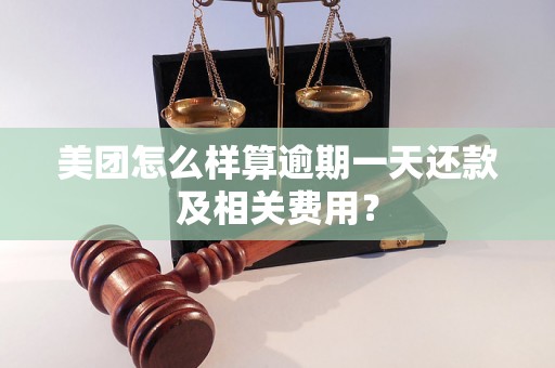 美团怎么样算逾期一天还款及相关费用？