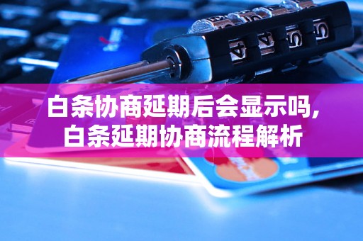 白条协商延期后会显示吗,白条延期协商流程解析