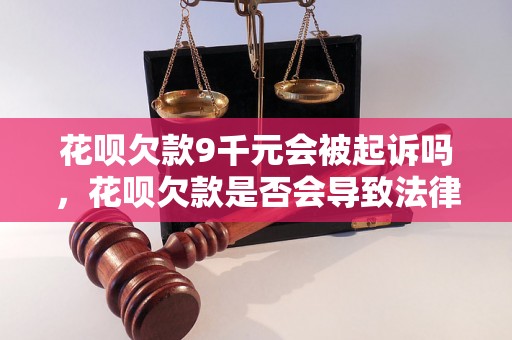 花呗欠款9千元会被起诉吗，花呗欠款是否会导致法律诉讼