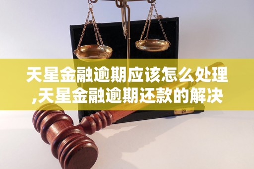 天星金融逾期应该怎么处理,天星金融逾期还款的解决方法