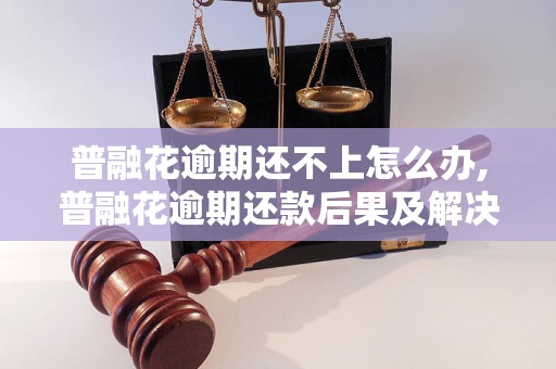 普融花逾期还不上怎么办,普融花逾期还款后果及解决方法介绍