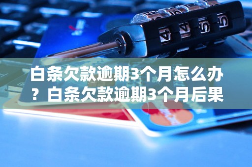 白条欠款逾期3个月怎么办？白条欠款逾期3个月后果严重吗？