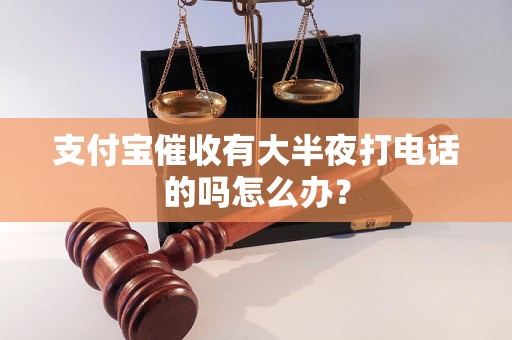 支付宝催收有大半夜打电话的吗怎么办？