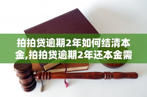 拍拍贷逾期2年如何结清本金,拍拍贷逾期2年还本金需要注意什么