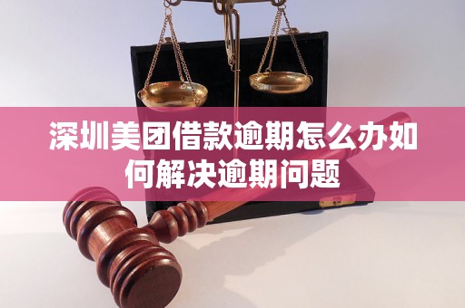 深圳美团借款逾期怎么办如何解决逾期问题