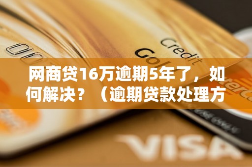 网商贷16万逾期5年了，如何解决？（逾期贷款处理方法分享）