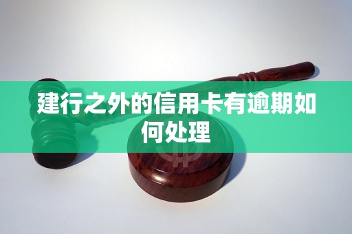 建行之外的信用卡有逾期如何处理