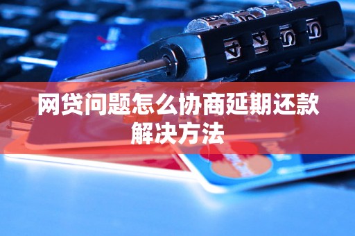 网贷问题怎么协商延期还款解决方法