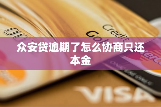 众安贷逾期了怎么协商只还本金