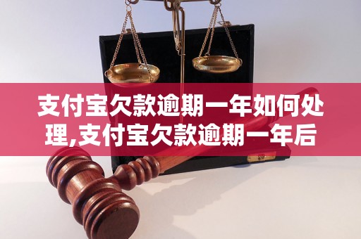 支付宝欠款逾期一年如何处理,支付宝欠款逾期一年后果严重吗