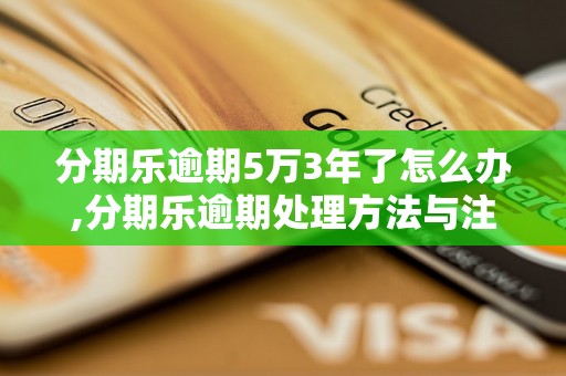 分期乐逾期5万3年了怎么办,分期乐逾期处理方法与注意事项