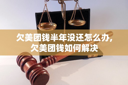 欠美团钱半年没还怎么办,欠美团钱如何解决