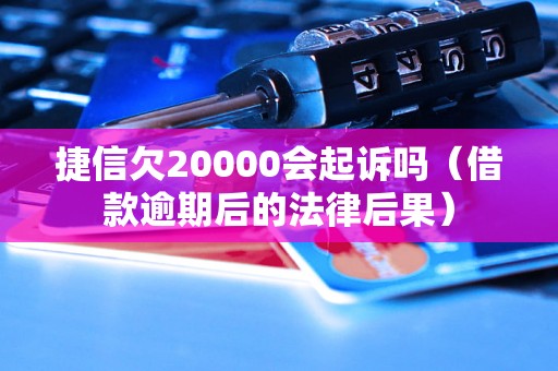 捷信欠20000会起诉吗（借款逾期后的法律后果）