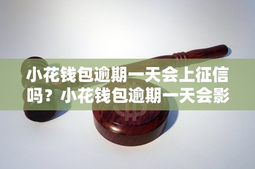 小花钱包逾期一天会上征信吗？小花钱包逾期一天会影响个人信用吗？