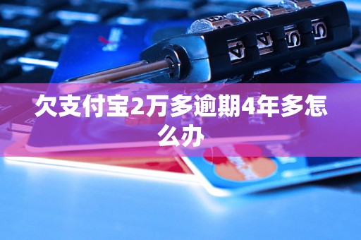 欠支付宝2万多逾期4年多怎么办