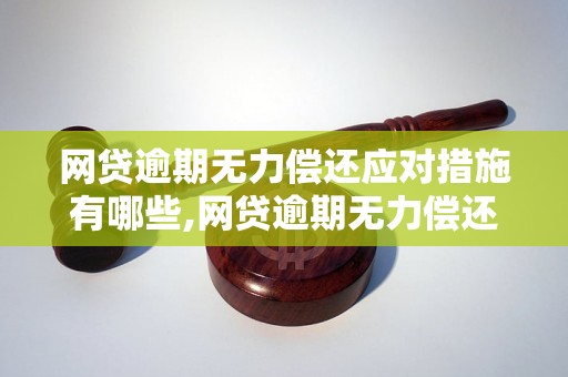 网贷逾期无力偿还应对措施有哪些,网贷逾期无力偿还怎么办