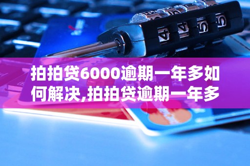 拍拍贷6000逾期一年多如何解决,拍拍贷逾期一年多有什么后果