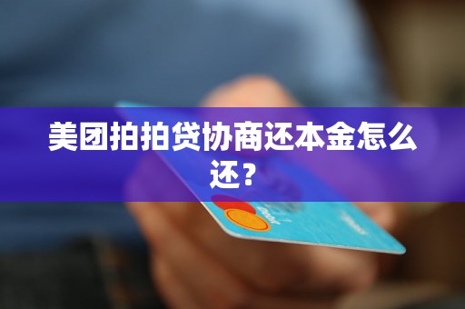 美团拍拍贷协商还本金怎么还？