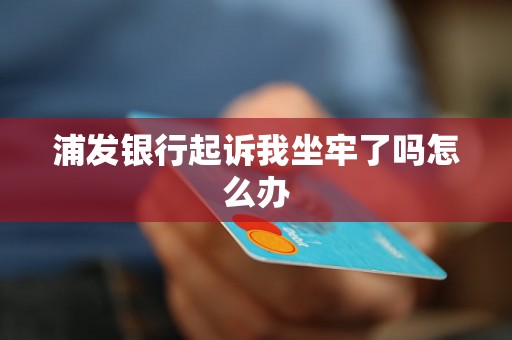 浦发银行起诉我坐牢了吗怎么办