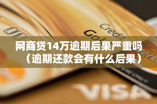 网商贷14万逾期后果严重吗（逾期还款会有什么后果）