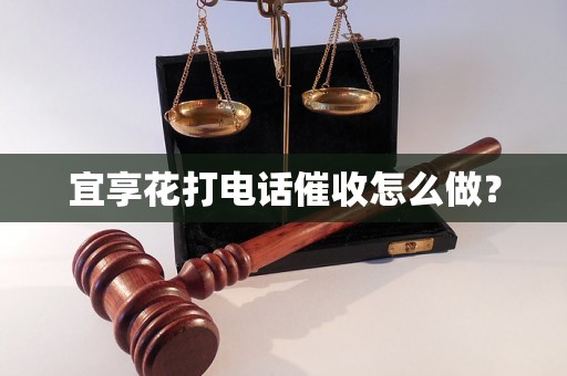 宜享花打电话催收怎么做？