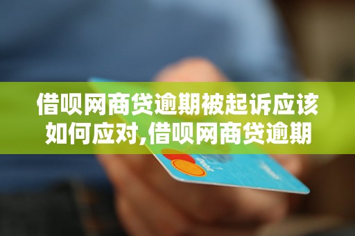 借呗网商贷逾期被起诉应该如何应对,借呗网商贷逾期被起诉后的解决方案