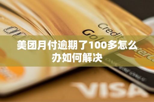 美团月付逾期了100多怎么办如何解决