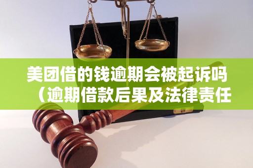 美团借的钱逾期会被起诉吗（逾期借款后果及法律责任）