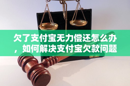 欠了支付宝无力偿还怎么办，如何解决支付宝欠款问题