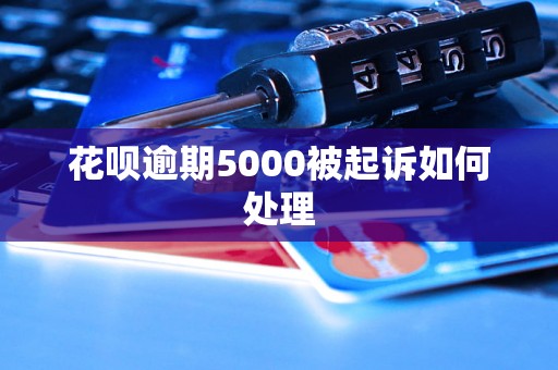 花呗逾期5000被起诉如何处理