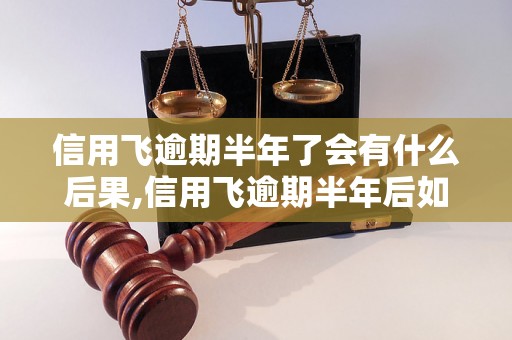 信用飞逾期半年了会有什么后果,信用飞逾期半年后如何解决