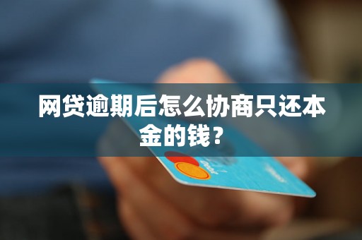 网贷逾期后怎么协商只还本金的钱？