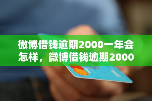 微博借钱逾期2000一年会怎样，微博借钱逾期2000一年后果