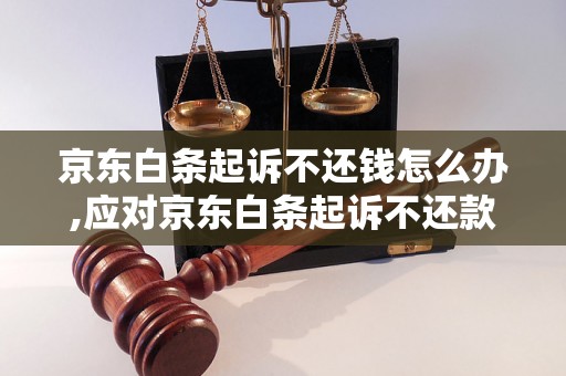 京东白条起诉不还钱怎么办,应对京东白条起诉不还款的解决方法