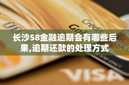 长沙58金融逾期会有哪些后果,逾期还款的处理方式