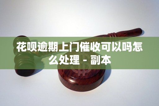 花呗逾期上门催收可以吗怎么处理 - 副本